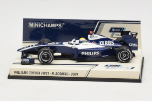 Williams FW31 Toyota #16 N. Rosberg F1 2009 Minichamps 1:43 400090016 Metalas
