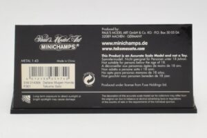 Dallara F301 Mugen Honda T. Sato Macau GP Winner 2001 Minichamps 1:43 518014306 Metalas - nuotrauka 4 iš 5