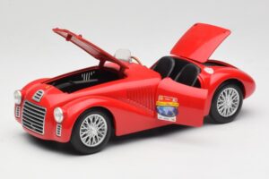 Ferrari 166 MM Barchetta Raudonas Hot Wheels 1:18 B6054 Metalas - nuotrauka 2 iš 8
