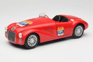 Ferrari 166 MM Barchetta Raudonas Hot Wheels 1:18 B6054 Metalas