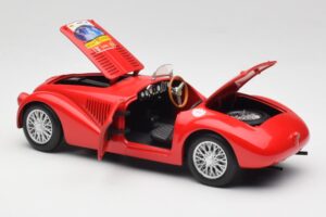 Ferrari 166 MM Barchetta Raudonas Hot Wheels 1:18 B6054 Metalas - nuotrauka 5 iš 8