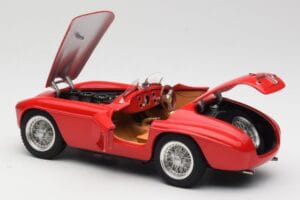 Ferrari 166 MM Raudonas Hot Wheels 1:18 L2989 Metalas - nuotrauka 5 iš 8