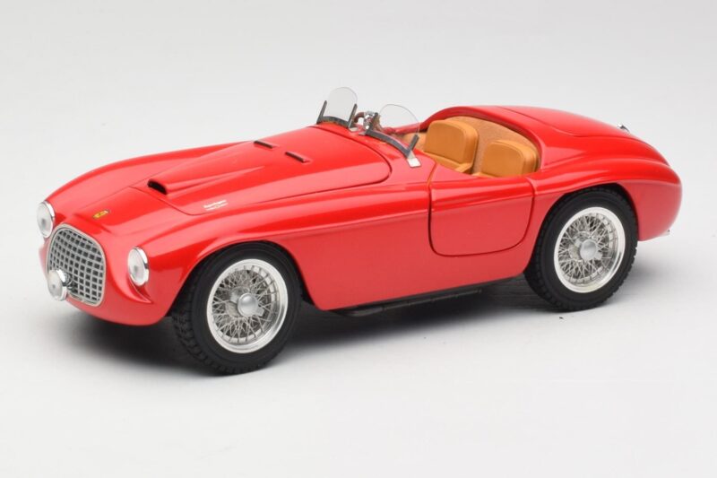 Ferrari 166 MM Raudonas Hot Wheels 1:18 L2989 Metalas