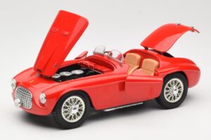 Ferrari 166 MM Barchetta Raudonas Hot Wheels 1:18 B6054-1 Metalas - nuotrauka 2 iš 8