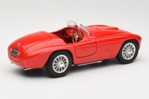 Ferrari 166 MM Barchetta Raudonas Hot Wheels 1:18 B6054-1 Metalas - nuotrauka 3 iš 8