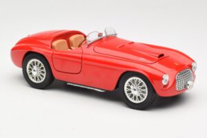 Ferrari 166 MM Barchetta Raudonas Hot Wheels 1:18 B6054-1 Metalas - nuotrauka 6 iš 8