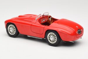 Ferrari 166 MM Barchetta Raudonas Hot Wheels 1:18 B6054-1 Metalas - nuotrauka 7 iš 8