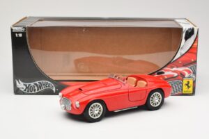 Ferrari 166 MM Barchetta Raudonas Hot Wheels 1:18 B6054-1 Metalas - nuotrauka 8 iš 8