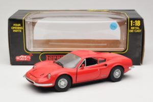 Ferrari Dino 246 GT Raudonas Anson 1:18 303597 Metalas - nuotrauka 8 iš 8