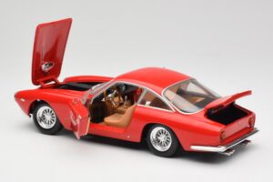 Ferrari 250 GT Berlinetta SWB Raudonas Hot Wheels 1:18 B6053 Metalas - nuotrauka 5 iš 8