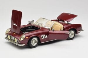Ferrari 250 GT California Raudonas Hot Wheels 1:18 3401158 Metalas - nuotrauka 2 iš 8