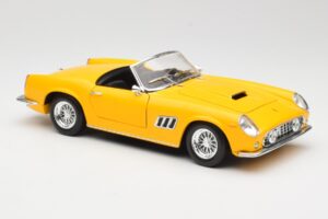 Ferrari 250 GT California Spider Geltonas Hot Wheels 1:18 23905 Metalas - nuotrauka 6 iš 8