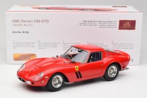 Ferrari 250 GTO London Show Raudonas CMC 1:18 M-256 Metalas - nuotrauka 6 iš 6