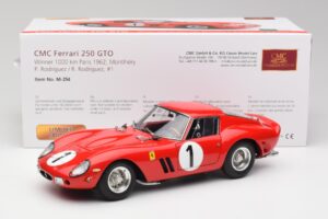 Ferrari 250 GTO #1 P. Rodriguez / W. Mairesse Paris 1000km 1962 CMC 1:18 M-254 Metalas - nuotrauka 6 iš 6
