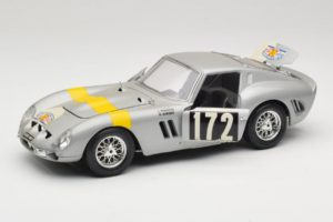 Ferrari 250 GTO #172 L. Bianchi / G. Berger Tour de France 1962 Sidabrinis Riboto Leidimo Bburago 1:18 3011-S1 Metalas - nuotrauka 2 iš 8