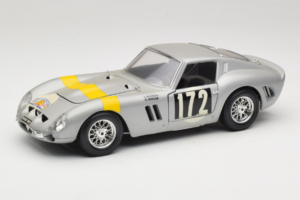 Ferrari 250 GTO #172 L. Bianchi / G. Berger Tour de France 1962 Sidabrinis Riboto Leidimo Bburago 1:18 3011-S1 Metalas