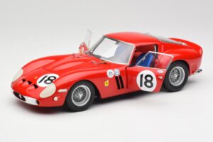 Ferrari 250 GTO #18 P. Rodriguez Daytona Continental 3 Hours Winner 1963 Kyosho 1:18 08438F Metalas - nuotrauka 2 iš 8