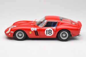 Ferrari 250 GTO #18 P. Rodriguez Daytona Continental 3 Hours Winner 1963 Kyosho 1:18 08438F Metalas - nuotrauka 4 iš 8
