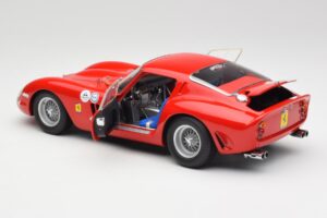 Ferrari 250 GTO #18 P. Rodriguez Daytona Continental 3 Hours Winner 1963 Kyosho 1:18 08438F Metalas - nuotrauka 5 iš 8