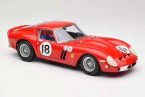 Ferrari 250 GTO #18 P. Rodriguez Daytona Continental 3 Hours Winner 1963 Kyosho 1:18 08438F Metalas - nuotrauka 6 iš 8