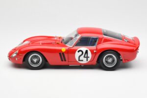 Ferrari 250 GTO #24 J. Blaton / G. Langlois 2nd 24 Hours of Le Mans 1963 Kyosho 1:18 08432C Metalas - nuotrauka 4 iš 8