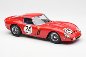 Ferrari 250 GTO #24 J. Blaton / G. Langlois 2nd 24 Hours of Le Mans 1963 Kyosho 1:18 08432C Metalas - nuotrauka 6 iš 8