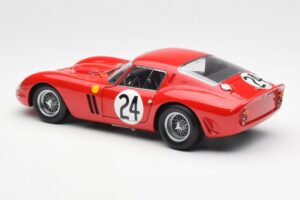 Ferrari 250 GTO #24 J. Blaton / G. Langlois 2nd 24 Hours of Le Mans 1963 Kyosho 1:18 08432C Metalas - nuotrauka 7 iš 8