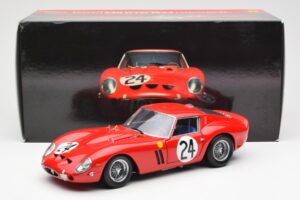 Ferrari 250 GTO #24 J. Blaton / G. Langlois 2nd 24 Hours of Le Mans 1963 Kyosho 1:18 08432C Metalas - nuotrauka 8 iš 8