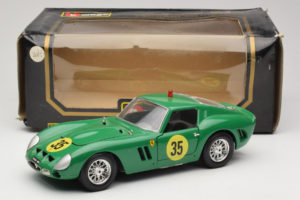 Ferrari 250 GTO #35 Žalias 1962 Bburago 1:18 3011-G2 Metalas - nuotrauka 8 iš 8