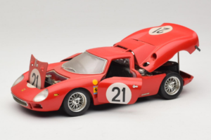 Ferrari 250 LM #21 M. Gregory / J. Rindt 24 Hours of Le Mans 1965 Bburago 1:18 3033-P2 Metalas - nuotrauka 2 iš 8