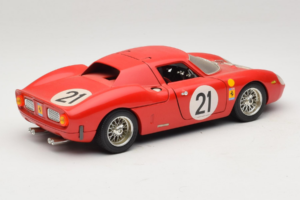 Ferrari 250 LM #21 M. Gregory / J. Rindt 24 Hours of Le Mans 1965 Bburago 1:18 3033-P2 Metalas - nuotrauka 3 iš 8