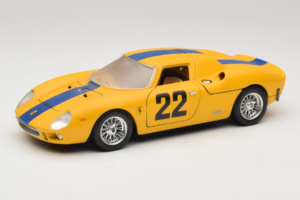 Ferrari 250 LM #22 Geltonas 1965 Bburago 1:18 3333-Y1 Metalas