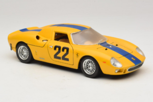 Ferrari 250 LM #22 Geltonas 1965 Bburago 1:18 3333-Y1 Metalas - nuotrauka 6 iš 8