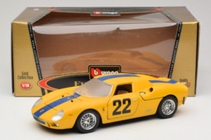 Ferrari 250 LM #22 Geltonas 1965 Bburago 1:18 3333-Y1 Metalas - nuotrauka 8 iš 8