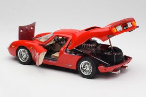 Ferrari 250 Le Mans Raudonas Bburago 1:18 3033 Metalas - nuotrauka 5 iš 8