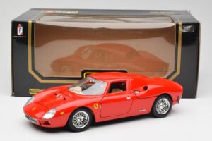 Ferrari 250 Le Mans Raudonas Bburago 1:18 3033 Metalas - nuotrauka 8 iš 8