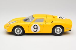Ferrari 250 LM #21 M. Gregory / J. Rindt NART 24 Hours of Le Mans Winner 1965 Hot Wheels 1:18 25729 Metalas - nuotrauka 4 iš 8