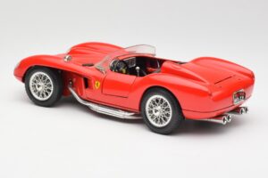 Ferrari 250 Testa Rossa Raudonas Bburago 1:18 3007 Metalas - nuotrauka 7 iš 8