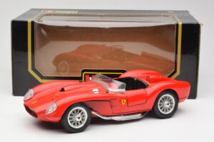 Ferrari 250 Testa Rossa Raudonas Bburago 1:18 3007 Metalas - nuotrauka 8 iš 8