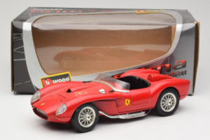 Ferrari 250 Testa Rossa #4 Raudonas Replacement Box 1957 Bburago 1:18 3007-R6 Metalas - nuotrauka 8 iš 8