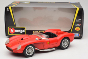 Ferrari 250 Testa Rossa Raudonas Replacement Box Bburago 1:18 3007-R2 Metalas - nuotrauka 8 iš 8