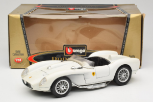 Ferrari 250 Testa Rossa Baltas Replacement Box Bburago 1:18 3007-R3 Metalas - nuotrauka 8 iš 8