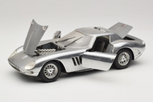 Ferrari 275 GTB Chrome Sidabrinis Guiloy 1:18 B004 Metalas - nuotrauka 2 iš 8