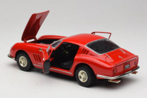 Ferrari 275 GTB/4 Raudonas Su Palme ant Dangčio ERTL 1:18 7483-P1 Metalas - nuotrauka 5 iš 8