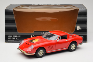 Ferrari 275 GTB/4 Raudonas Su Palme ant Dangčio ERTL 1:18 7483-P1 Metalas - nuotrauka 8 iš 8