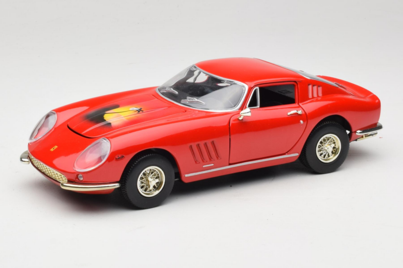 Ferrari 275 GTB/4 Raudonas Su Palme ant Dangčio ERTL 1:18 7483-P1 Metalas