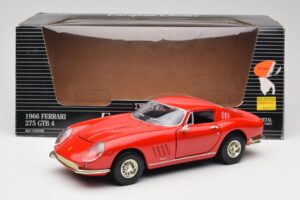 Ferrari 275 GTB/4 Rosso Corsa ERTL 1:18 7483 Metalas - nuotrauka 8 iš 8