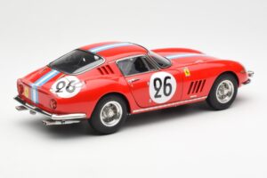 Ferrari 275 GTB Competizione #26 G. Biscaldi / A. de Bourbon Team Hugus 24 Hours of Le Mans 1966 CMC 1:18 M-199 Metalas - nuotrauka 2 iš 6