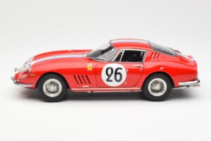 Ferrari 275 GTB Competizione #26 G. Biscaldi / A. de Bourbon Team Hugus 24 Hours of Le Mans 1966 CMC 1:18 M-199 Metalas - nuotrauka 3 iš 6