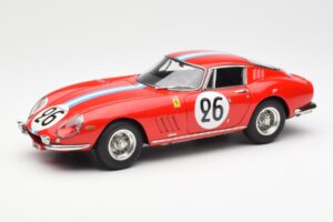 Ferrari 275 GTB Competizione #26 G. Biscaldi / A. de Bourbon Team Hugus 24 Hours of Le Mans 1966 CMC 1:18 M-199 Metalas